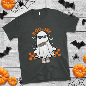 Halloween Boo Sheet T Shirt Cute Spooky Ghost Halloween Costume Boujee Boo-Jee TS02 Dark Heather Print Your Wear