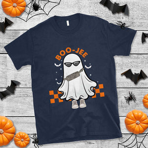 Halloween Boo Sheet T Shirt Cute Spooky Ghost Halloween Costume Boujee Boo-Jee TS02 Navy Print Your Wear