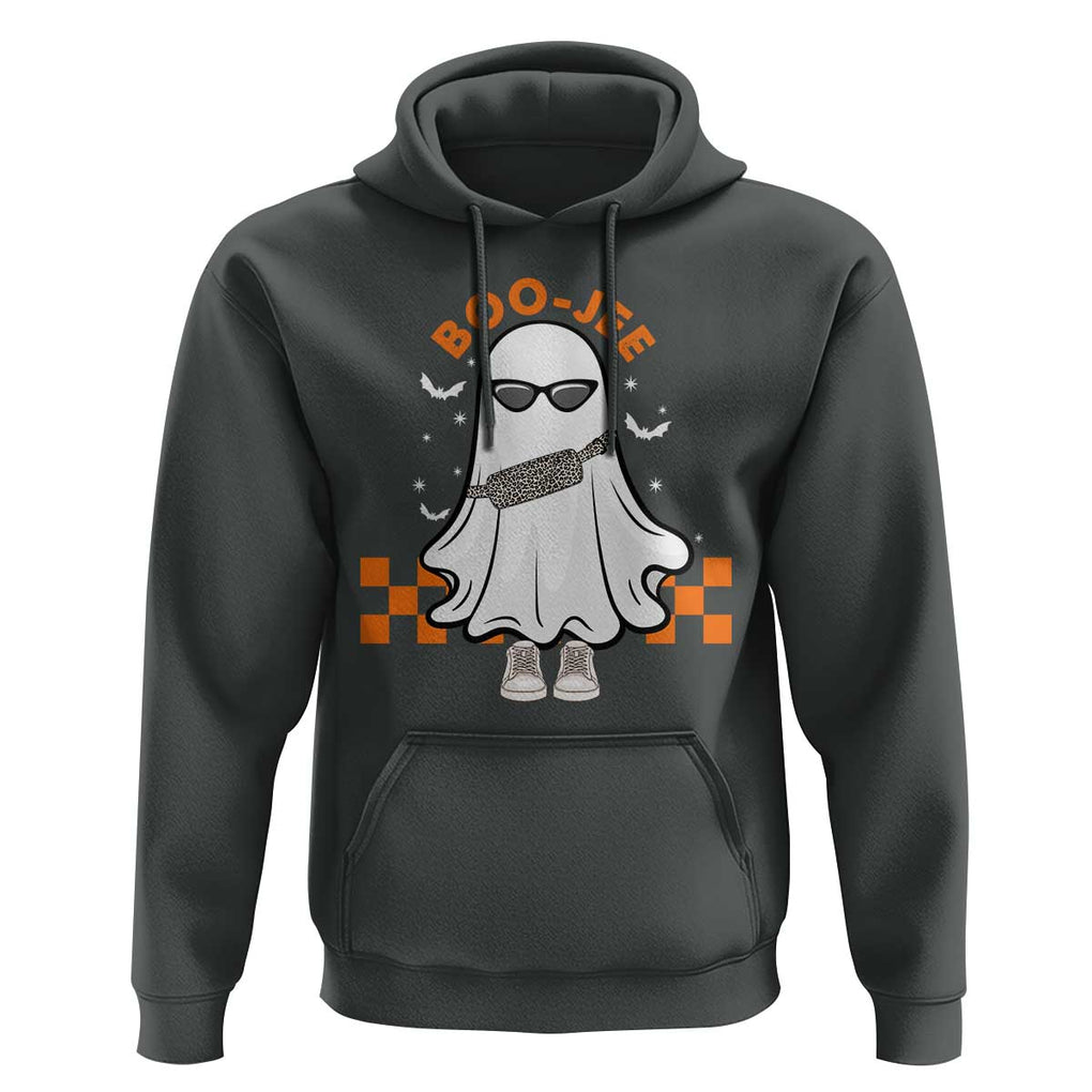 Halloween Boo Sheet Hoodie Cute Spooky Ghost Halloween Costume Boujee Boo-Jee TS02 Dark Heather Print Your Wear