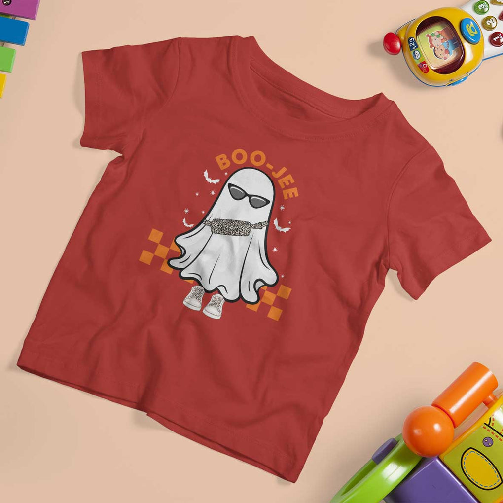 Halloween Boo Sheet T Shirt For Kid Cute Spooky Ghost Halloween Costume Boujee Boo-Jee TS02 Red Print Your Wear