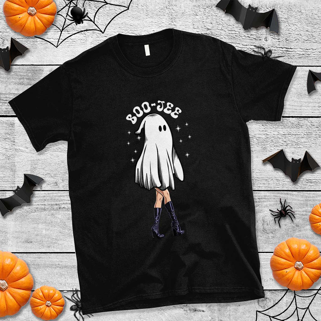 Halloween Boo Sheet T Shirt Classy Ghost Halloween Costume Spooky Boujee Boo-Jee TS02 Black Print Your Wear