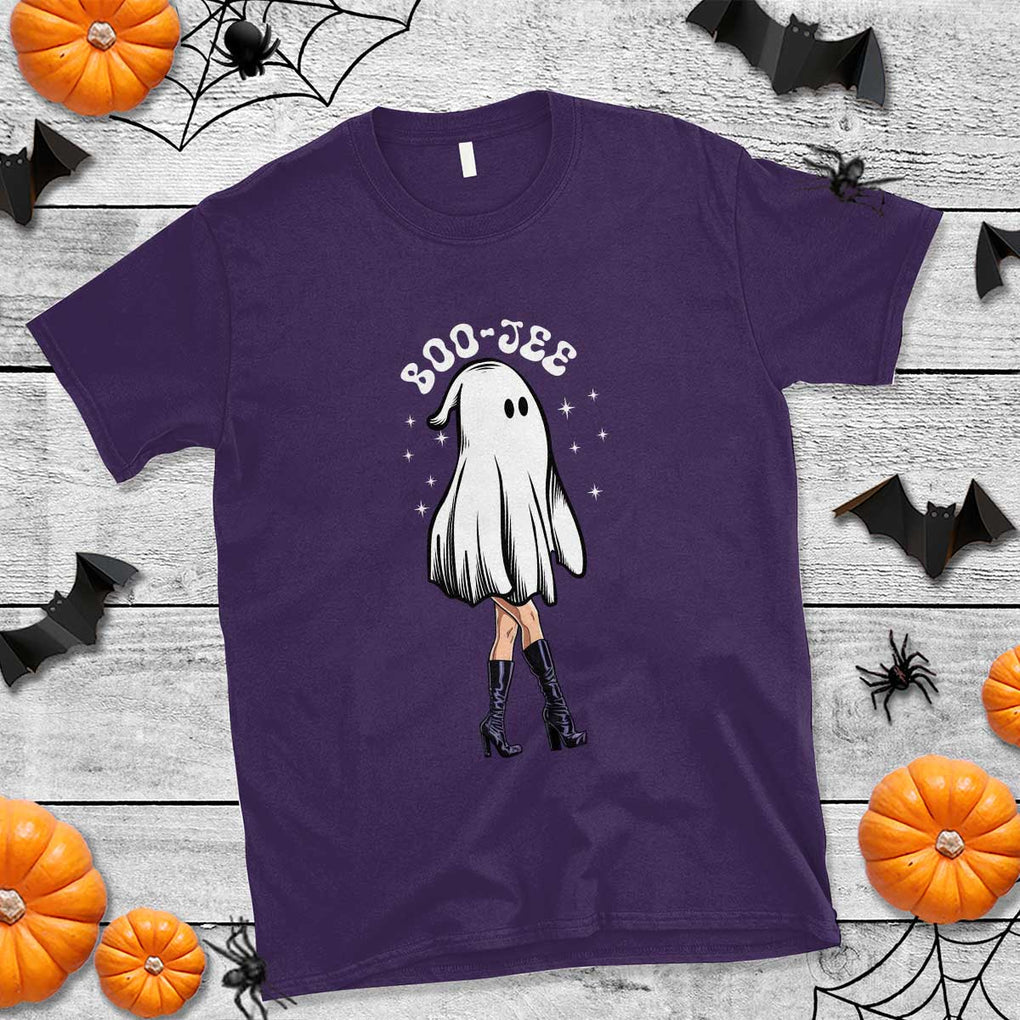 Halloween Boo Sheet T Shirt Classy Ghost Halloween Costume Spooky Boujee Boo-Jee TS02 Purple Print Your Wear