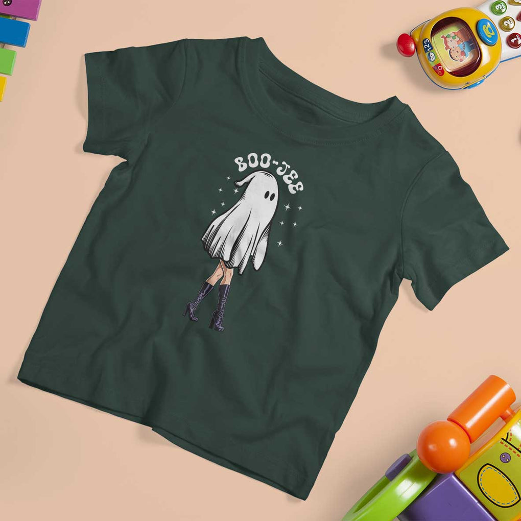 Halloween Boo Sheet T Shirt For Kid Classy Ghost Halloween Costume Spooky Boujee Boo-Jee TS02 Dark Forest Green Print Your Wear
