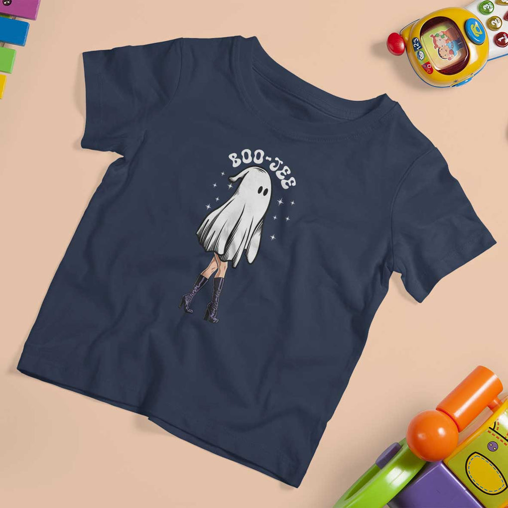 Halloween Boo Sheet T Shirt For Kid Classy Ghost Halloween Costume Spooky Boujee Boo-Jee TS02 Navy Print Your Wear