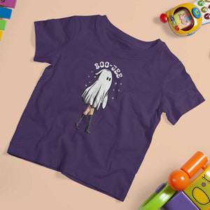Halloween Boo Sheet T Shirt For Kid Classy Ghost Halloween Costume Spooky Boujee Boo-Jee TS02 Purple Print Your Wear