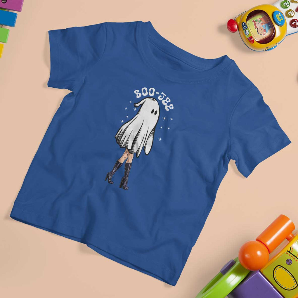 Halloween Boo Sheet T Shirt For Kid Classy Ghost Halloween Costume Spooky Boujee Boo-Jee TS02 Royal Blue Print Your Wear