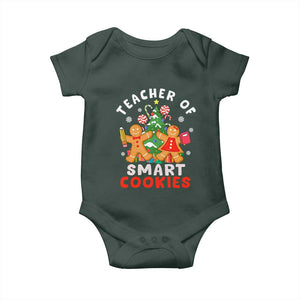 Teacher of Smart Cookies Christmas Gingerbread Man Baby Onesie Teacher of Smart Cookies TS02 Print Your Wear