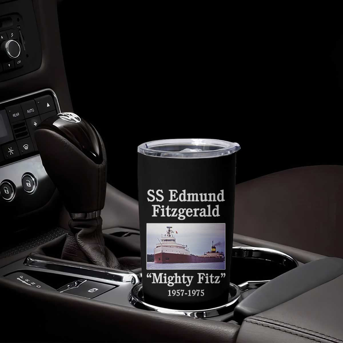 SS Edmund Fitzgerald Mighty Fitz Tribute Tumbler Cup Great Lakes Shipwreck Memorial TS02 Print Your Wear