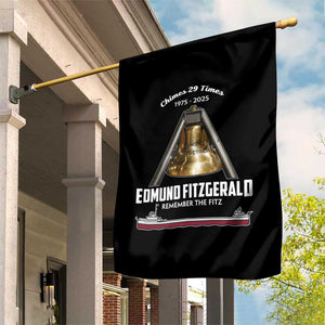 Edmund Fitzgerald 50th Anniversary Tribute Garden Flag Chimes 29 Times 1975 2025 Memorial TS02 Print Your Wear