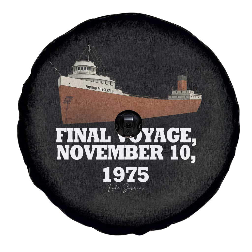 SS Edmund Fitzgerald Final Voyage Tribute Spare Tire Cover November 10 1975 Lake Superior Memorial TS02 Print Your Wear