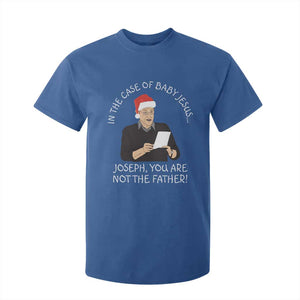 Funny Christmas Jesus Paternity Test T Shirt For Kid Joseph You Are Not the Father Holiday Humor TS02 Royal Blue Print Your Wear