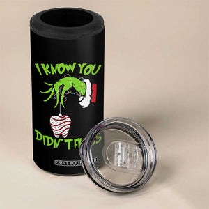 Funny Dental Christmas 4 in 1 Can Cooler Tumbler I Know You Didnt Floss Dentist Holiday Humor TS02 Print Your Wear