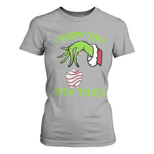 Funny Dental Christmas T Shirt For Women I Know You Didnt Floss Dentist Holiday Humor TS02 Sport Gray Print Your Wear