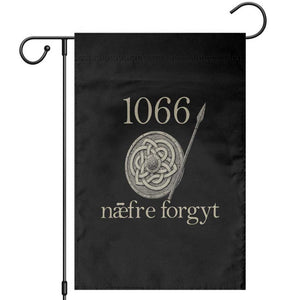 1066 Never Forget Garden Flag Battle of Hastings Old English Anglo Saxon Warrior Medieval Shield TS02 Black Print Your Wear