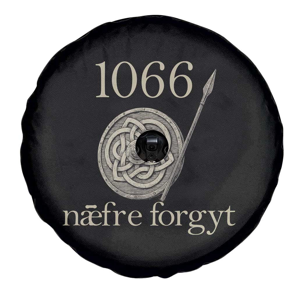 1066 Never Forget Spare Tire Cover Battle of Hastings Old English Anglo Saxon Warrior Medieval Shield TS02 Print Your Wear