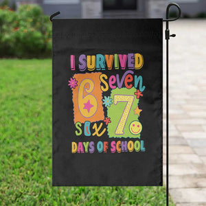 I Survived 67 Days of School Garden Flag Funny 6 7 Six Seven Chaos Survivor for Students Teachers TS02 Print Your Wear