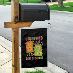 I Survived 67 Days of School Garden Flag Funny 6 7 Six Seven Chaos Survivor for Students Teachers TS02 Print Your Wear