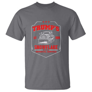 Funny Trump 2024 T Shirt Snowflake Removal Service Humorous Sarcasm TS02 Charcoal Print Your Wear