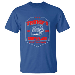 Funny Trump 2024 T Shirt Snowflake Removal Service Humorous Sarcasm TS02 Royal Blue Print Your Wear