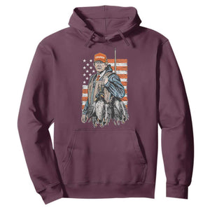 Trump Camo Duck Hunting Hoodie Hello Hunting Season US Flag TS02 Maroon Print Your Wear