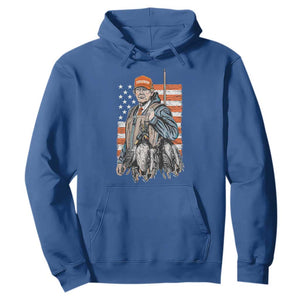 Trump Camo Duck Hunting Hoodie Hello Hunting Season US Flag TS02 Royal Blue Print Your Wear