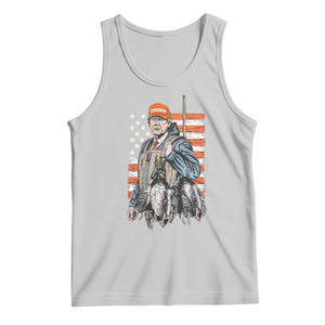 Trump Camo Duck Hunting Tank Top Hello Hunting Season US Flag TS02 Ash Print Your Wear