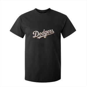 Vintage Retro Dodgers Name T Shirt For Kid Throwback Classic Style TS02 Black Print Your Wear