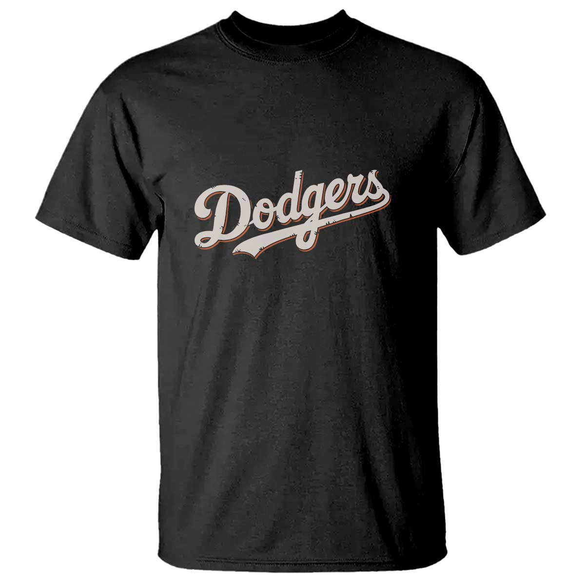 Vintage Retro Dodgers Name T Shirt Throwback Classic Style TS02 Black Print Your Wear