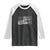 American Flag Rifle Firearm Raglan Shirt Machine Guns 2A TS02 Black White Print Your Wear