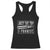 Funny Gun Owner Racerback Tank Top Just The Tip I Promise T-Shirt A Funny Gun Owner Tee TS02 Black Print Your Wear