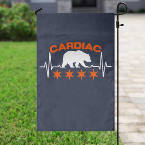 Cardiac Bear Heart Rate Garden Flag Funny Heart-Stopping Game Day Sport Fans TS02 Print Your Wear