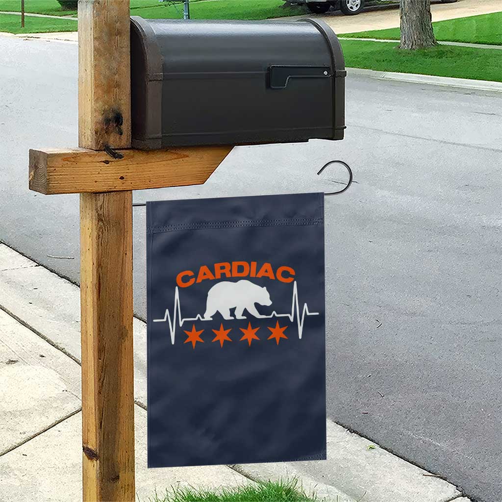 Cardiac Bear Heart Rate Garden Flag Funny Heart-Stopping Game Day Sport Fans TS02 Print Your Wear