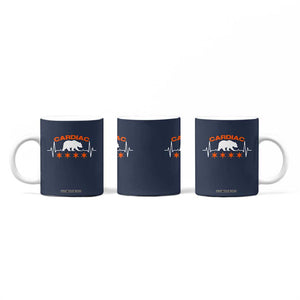 Cardiac Bear Heart Rate Coffee Mug Funny Heart-Stopping Game Day Sport Fans TS02 Print Your Wear