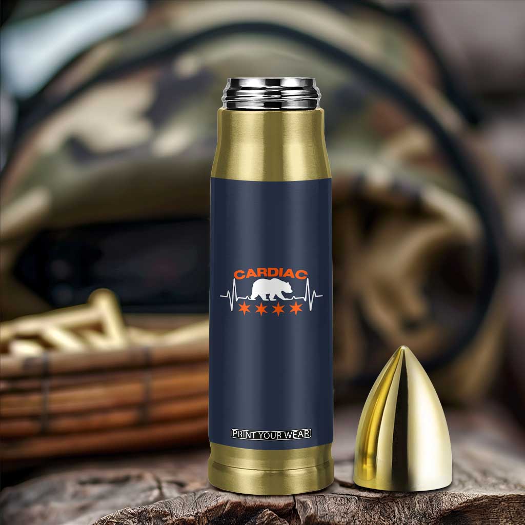 Cardiac Bear Heart Rate Bullet Tumbler Funny Heart-Stopping Game Day Sport Fans TS02 Print Your Wear