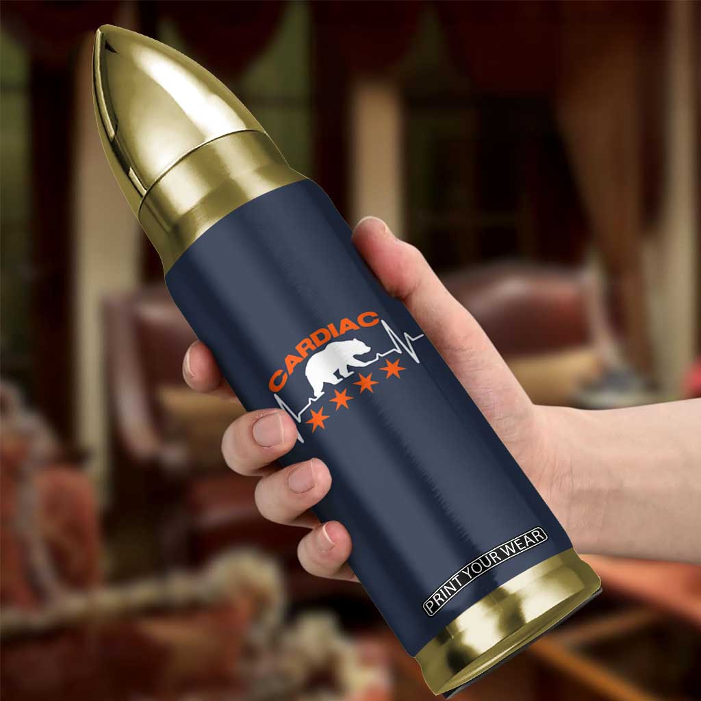 Cardiac Bear Heart Rate Bullet Tumbler Funny Heart-Stopping Game Day Sport Fans TS02 Print Your Wear