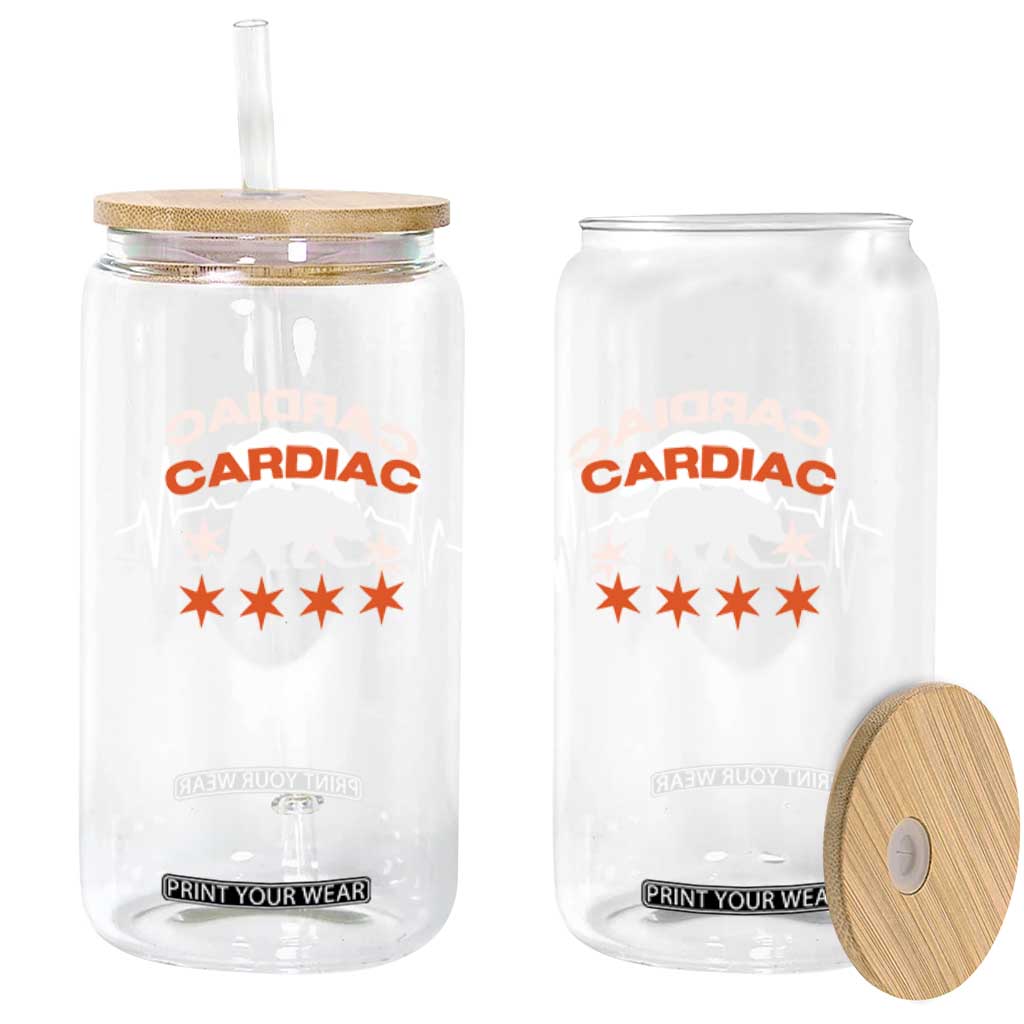 Cardiac Bear Heart Rate Glass Can Funny Heart-Stopping Game Day Sport Fans TS02 Print Your Wear