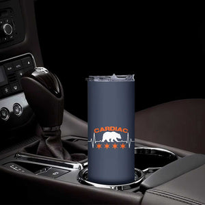 Cardiac Bear Heart Rate Skinny Tumbler Funny Heart-Stopping Game Day Sport Fans TS02 Print Your Wear