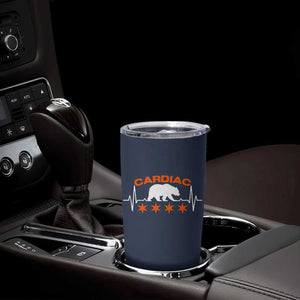 Cardiac Bear Heart Rate Tumbler Cup Funny Heart-Stopping Game Day Sport Fans TS02 Print Your Wear