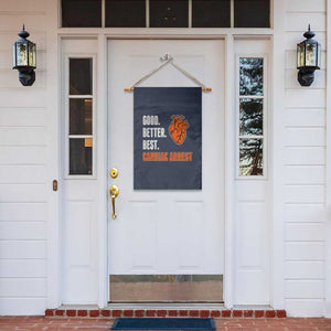 Good Better Best Cardiac Arrest Heart Graphic Garden Flag Funny Heart-Stopping Game Day Sport Fans TS02 Print Your Wear