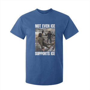 Not Even Ice Supports Ice T Shirt For Kid Viral Political Ice Slipping Meme Against Ice Satire TS02 Royal Blue Print Your Wear