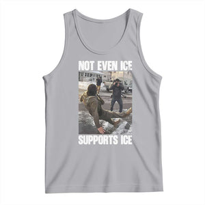 Not Even Ice Supports Ice Tank Top Viral Political Ice Slipping Meme Against Ice Satire TS02 Athletic Heather Print Your Wear