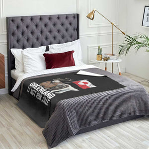 Greenland Is Not For Sale Throw Blanket Arctic Animal Resist Protest Greenland Flag TS02 Print Your Wear