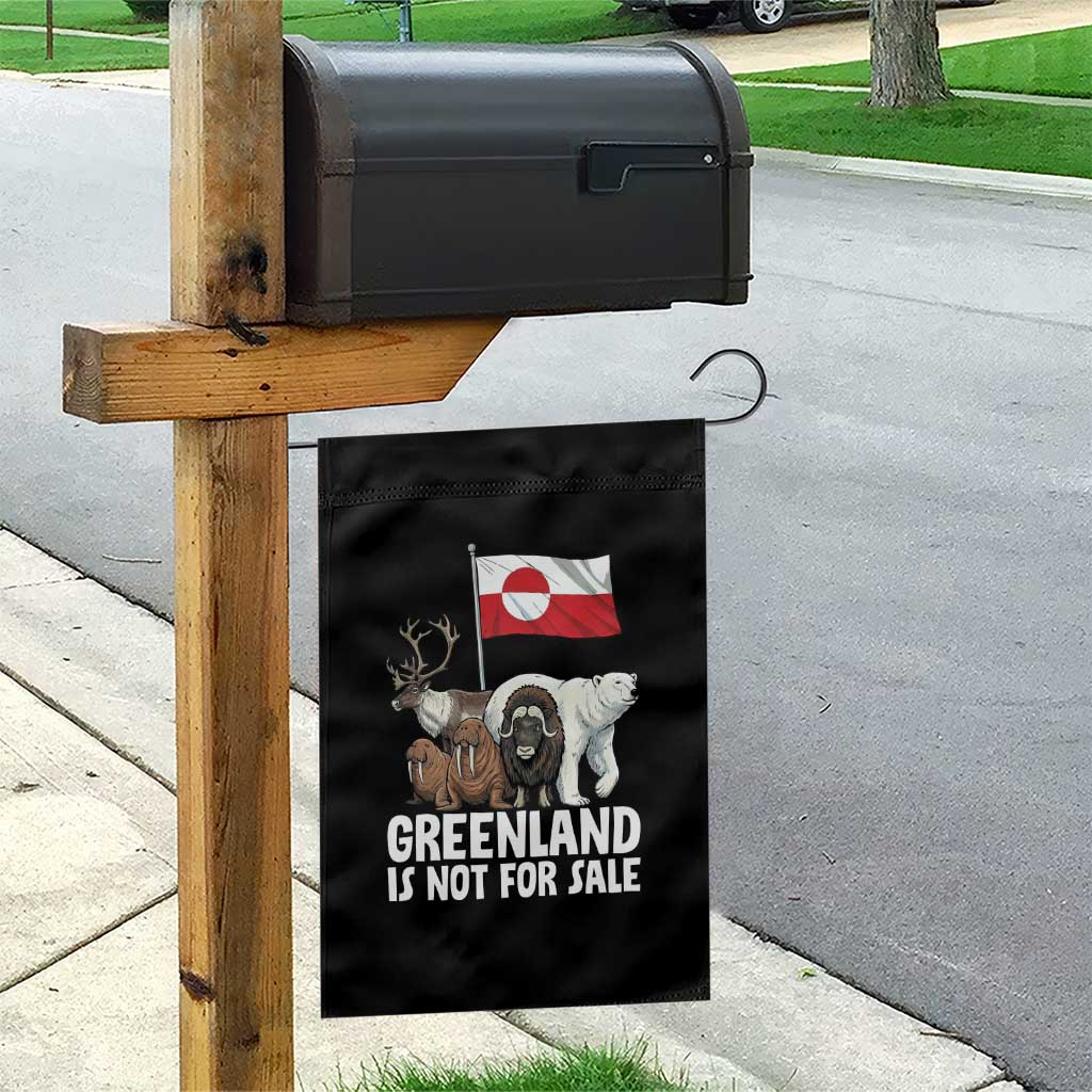 Greenland Is Not For Sale Garden Flag Arctic Animal Resist Protest Greenland Flag TS02 Print Your Wear