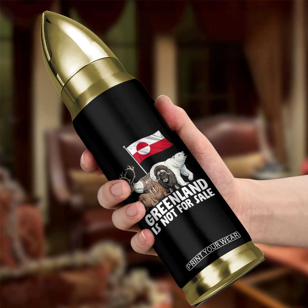 Greenland Is Not For Sale Bullet Tumbler Arctic Animal Resist Protest Greenland Flag TS02 Print Your Wear