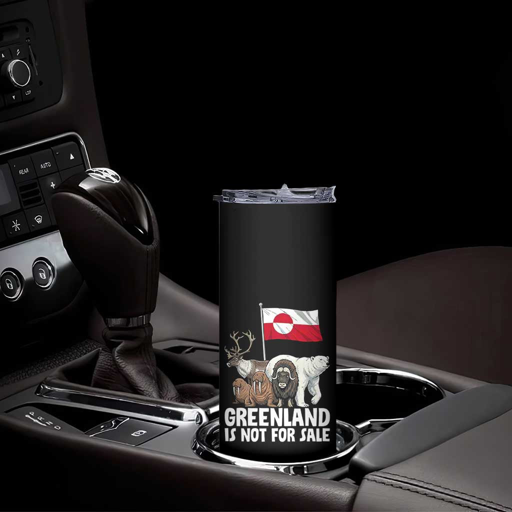Greenland Is Not For Sale Skinny Tumbler Arctic Animal Resist Protest Greenland Flag TS02 Print Your Wear