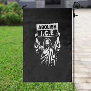 Jesus Abolish Ice Protest Garden Flag Religious Faith Justice and Freedom Resistance TS02 Print Your Wear