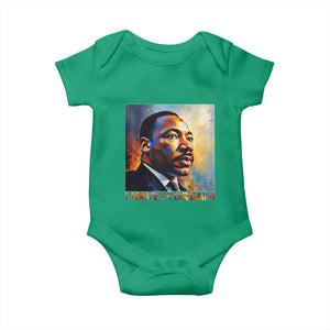 I Have A Dream Inspirational MLK Quotes Baby Onesie Equality and Justice Martin Luther King Tribute TS02 Irish Green Print Your Wear