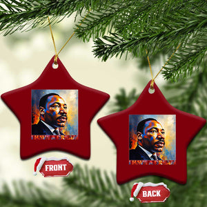 I Have A Dream Inspirational MLK Quotes Ceramic Ornament Equality and Justice Martin Luther King Tribute TS02 Print Your Wear