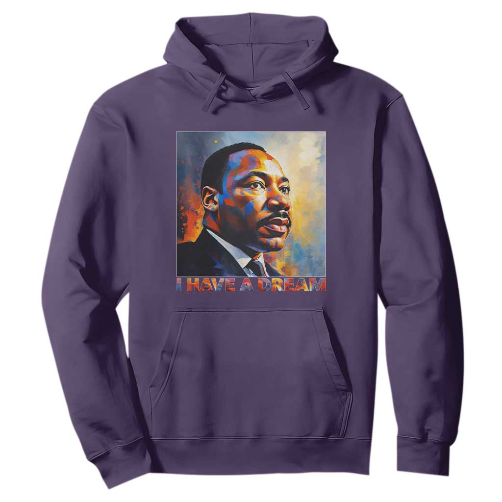 I Have A Dream Inspirational MLK Quotes Hoodie Equality and Justice Martin Luther King Tribute TS02 Purple Print Your Wear