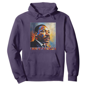 I Have A Dream Inspirational MLK Quotes Hoodie Equality and Justice Martin Luther King Tribute TS02 Purple Print Your Wear